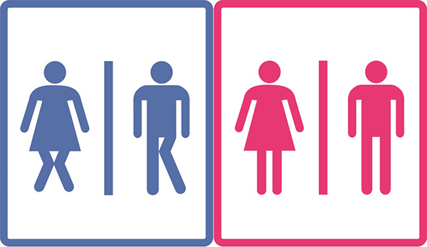 Placas de wc a ilustrar incontinência urinária