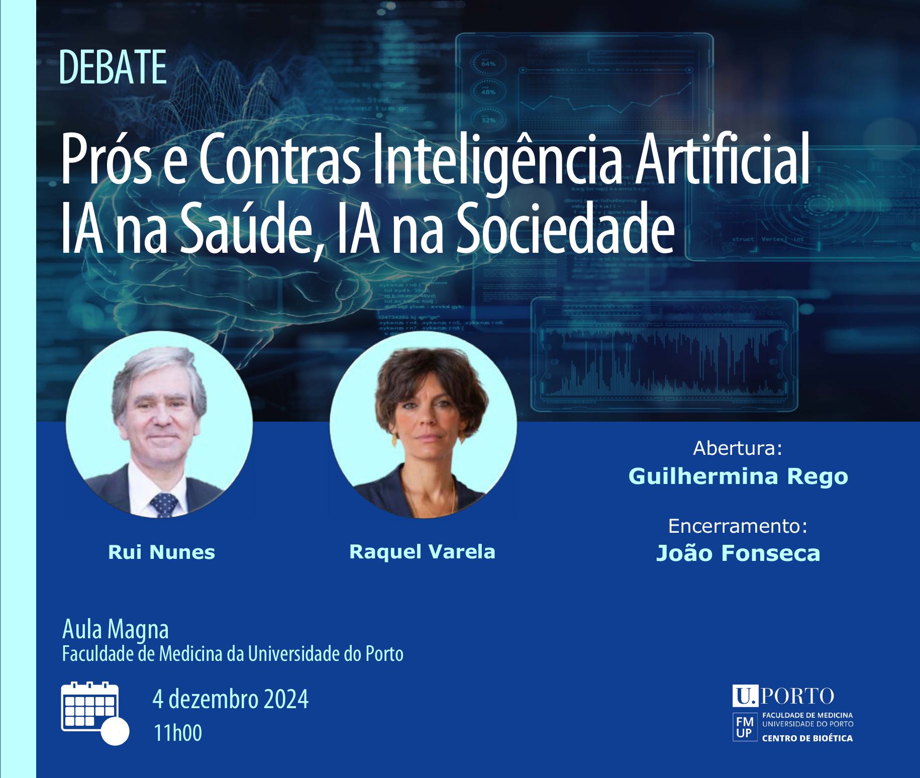 FMUP debate os Prós e Contras da Inteligência Artificial | Atlas da Saúde