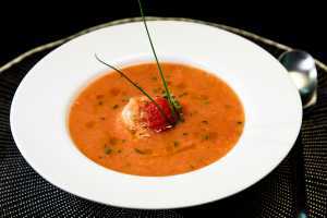 Gaspacho de morango