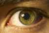 Olho de cor verde